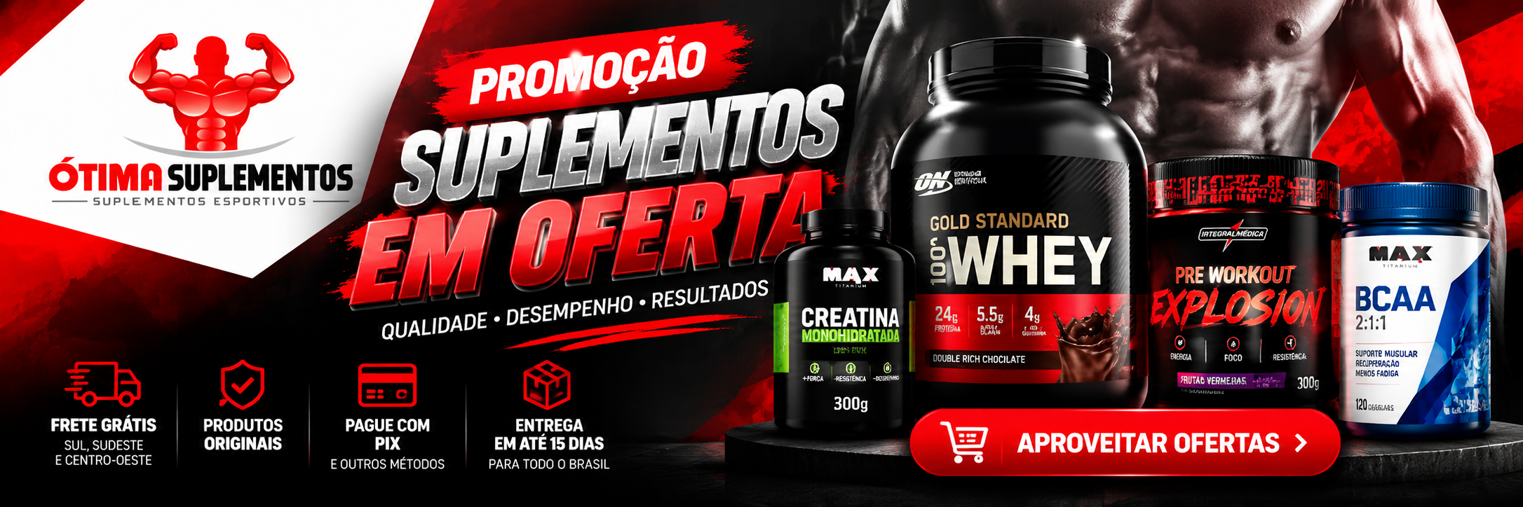 Suplementos em oferta